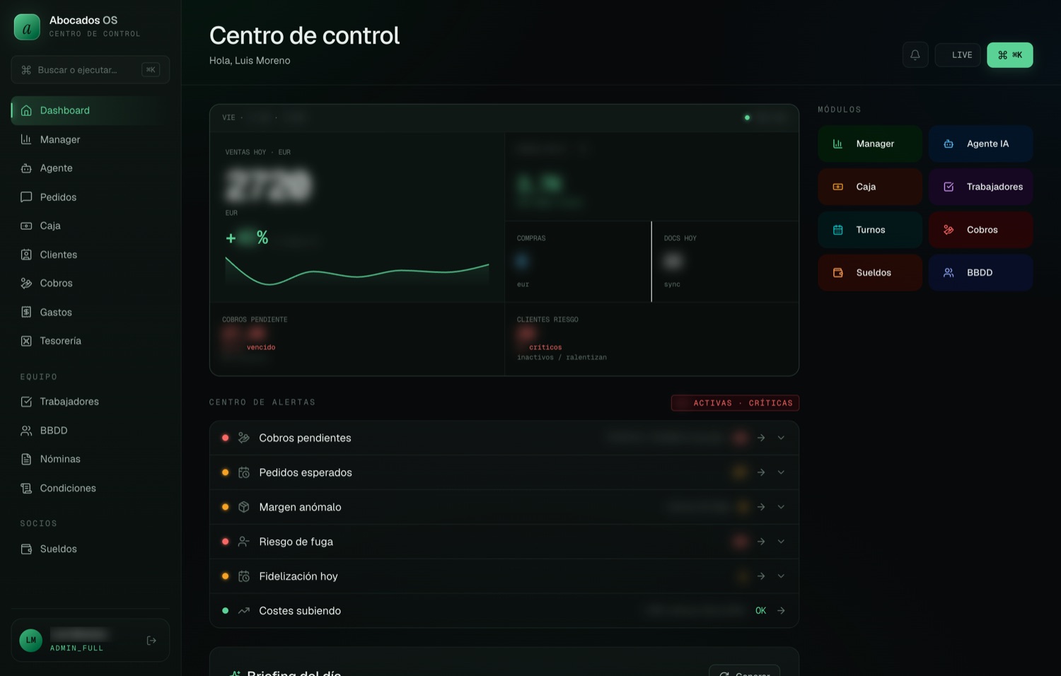 Abocados OS — sistema operativo a medida en producción